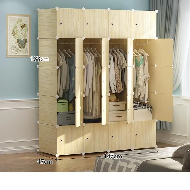 Meble Mobile Gabinete Armario Almacenamiento Armoire Chambre Dresser Mobilya De Dormitorio шкаф Mueble гардероб - Цвет: Version P