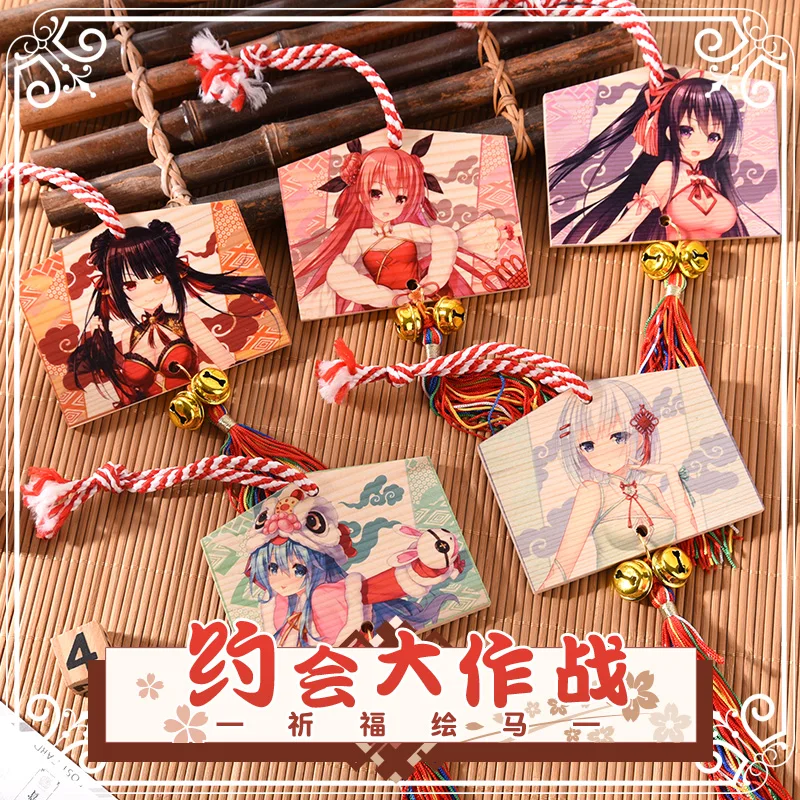 Аниме Дата A LIVE Itsuka Kotori Tokisaki Kurumi Cheongsam тема Косплей амулет на удачу омамори
