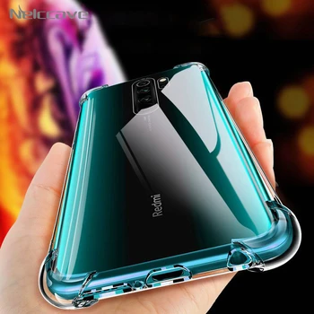

100Pcs Airbag Shockproof Case For Xiaomi Redmi Note 9 Pro Max 9S Note 8 8T Note 7 6 Redmi 9 8A Redmi K30 K20 Transparent Cover