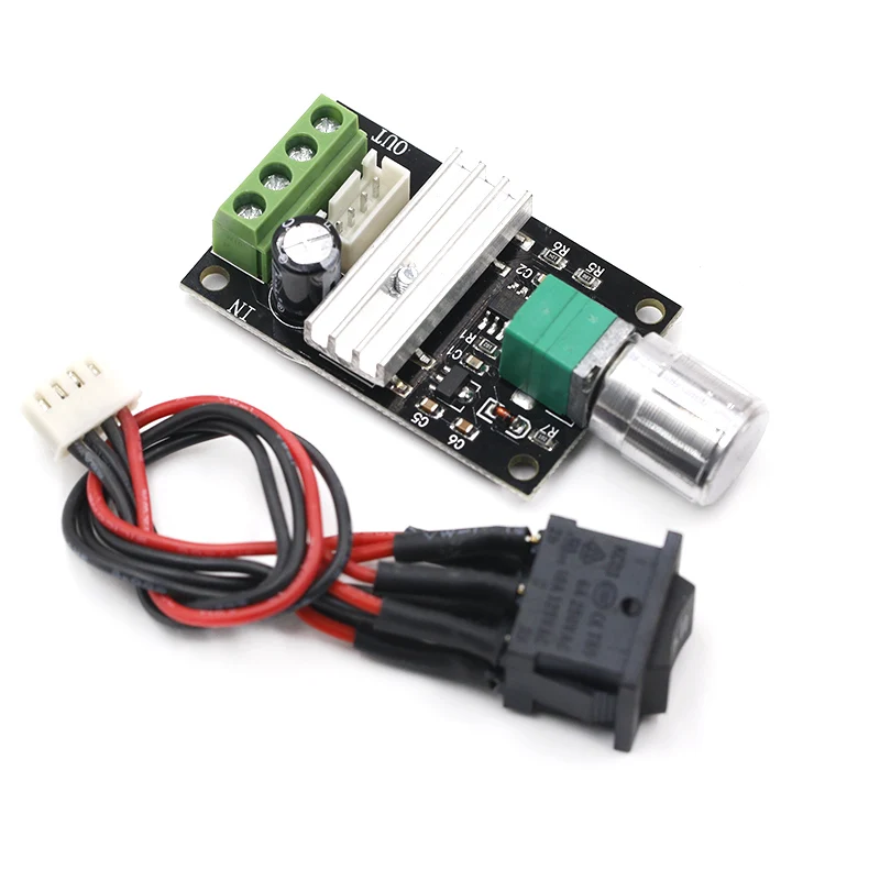 DC 6 to 12 V 24 28VDC 3A 80 W PWM motor speed control Lehr regulator Adjustable Variable potentiometer ON / OFF | Электронные