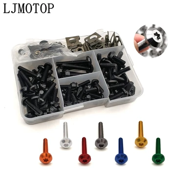 

For KTM 450 SX SX-F SX-R 450 XC XC-F XCR-W XC-W 525 SX SX-R 525 XC XC-W Motorcycle Fairing Bolt Nuts Kit Body Fastener Screws