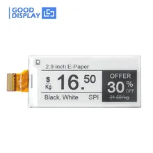 

2.9 Inch E-Paper Display Partial Refresh 4 Grayscale Black And White, E-Ink Screen