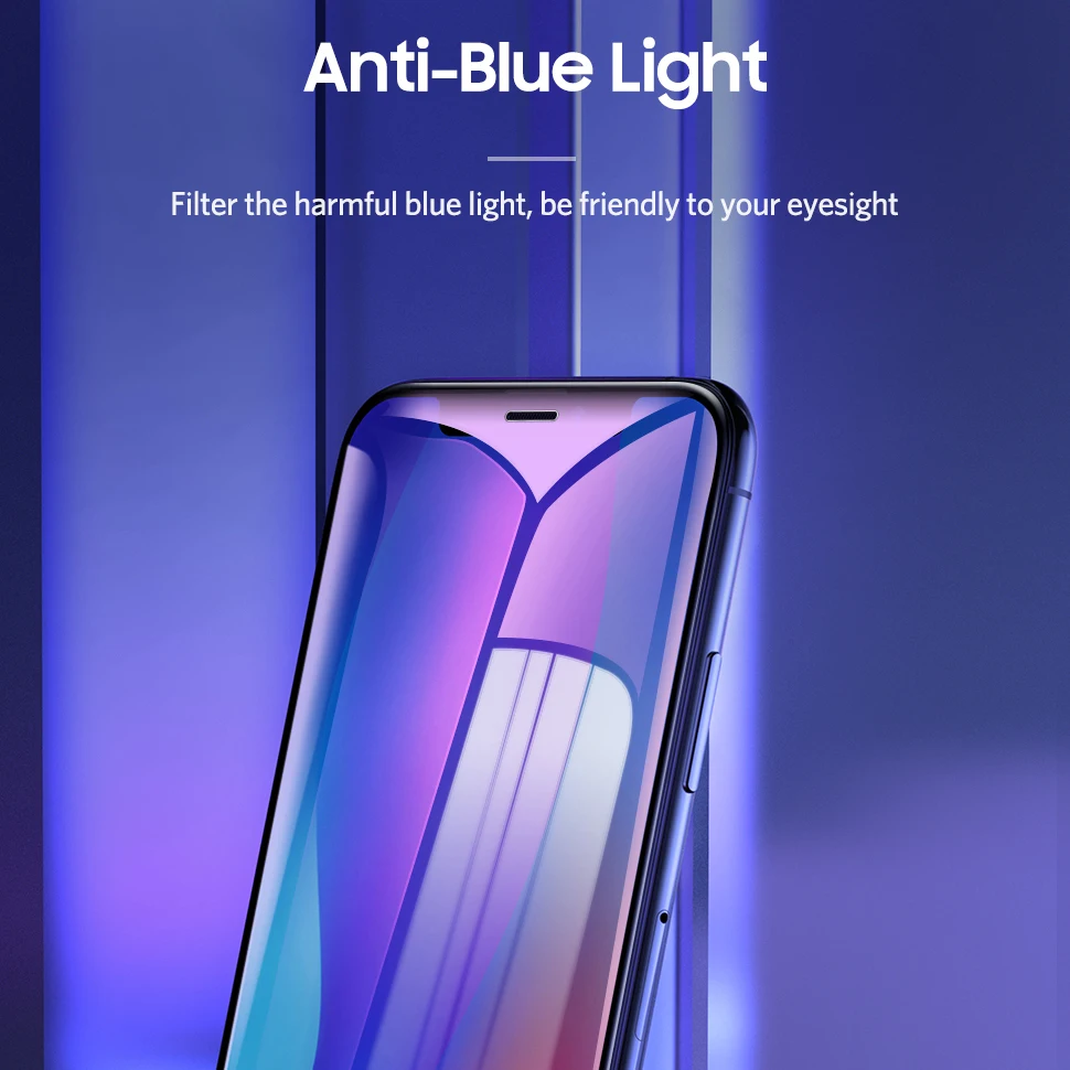 Benks Curved Edge Hd Anit Blue Light Tempered Glass Full Cover Screen Protector Film For Iphone12 Pro Max Iphone12 Mini Glass Phone Screen Protectors Aliexpress