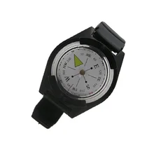 Портативный пластиковый браслет указка аксессуар водонепроницаемые наручные часы дизайн Компас легкий для кемпинга Пешие прогулки Велоспорт охота