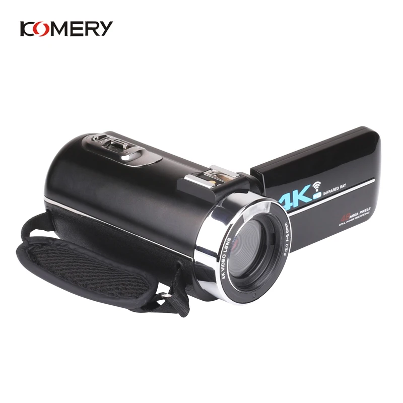  KOMERY New Arrivals 4K 48MP Video Camera 3.0 In HD Touch Screen/Night Vision/Wifi External Micropho