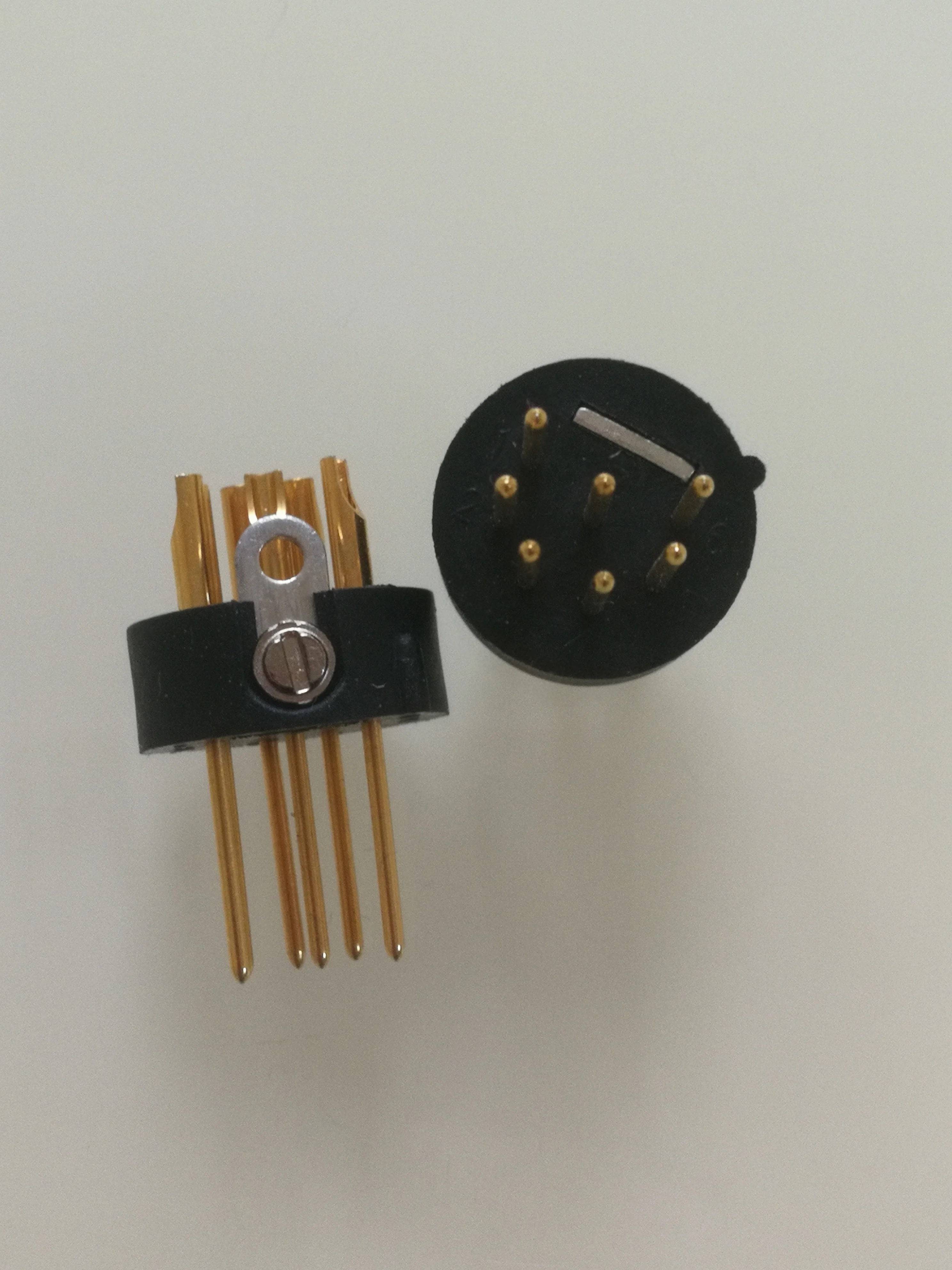 7 PIN golden plating XLR connector audio accessories for DIY microphone studio microphone connector accessory