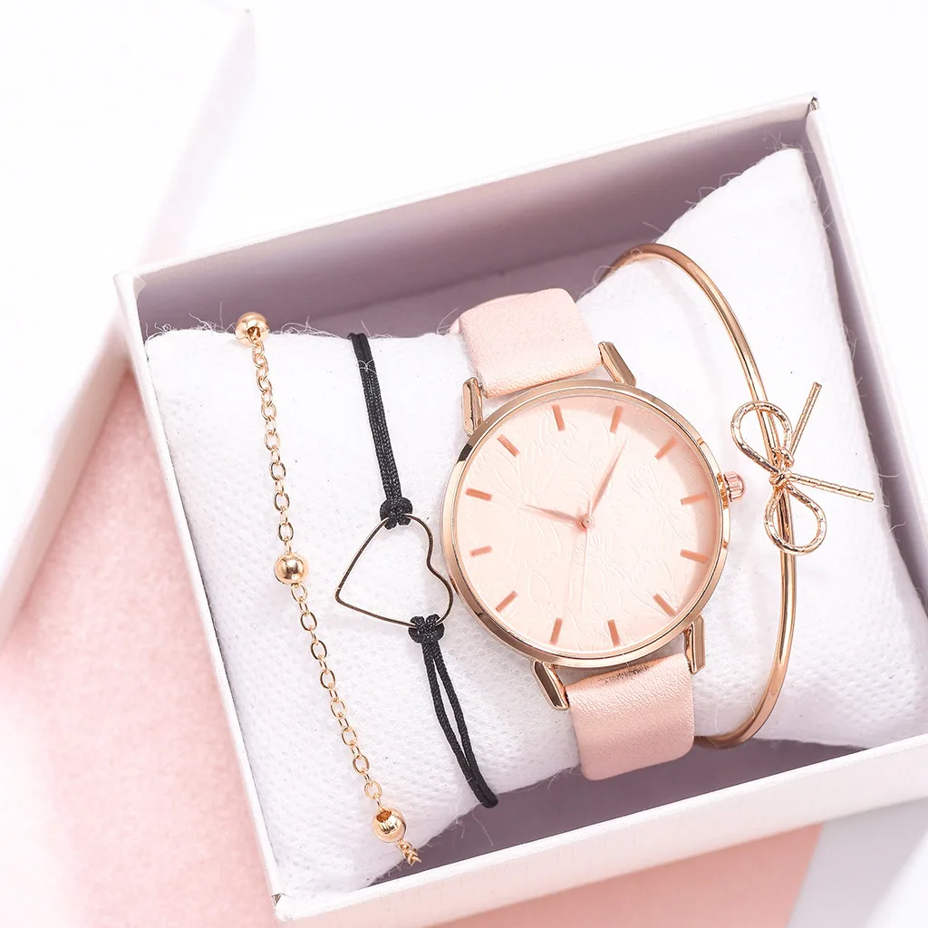 Relojes de moda para mujer, gran oferta, reloj de pulsera de cielo estrellado para mujer, relojes de pulsera de cuarzo de cuero informales, reloj femenino