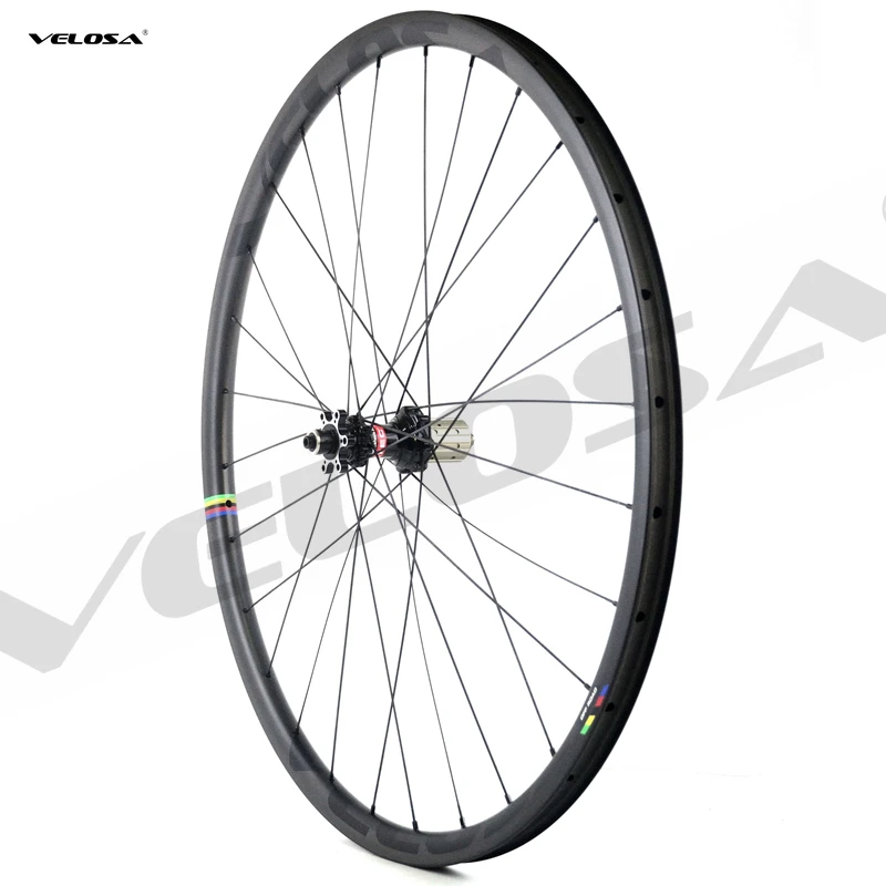T800 супер светильник 1150g, 29er MTB XC карбоновые колеса, Novatec 411/412 дисковые тормозные втулки, 29 дюймов колеса, 27 мм/30 мм бескамерные готовые обода