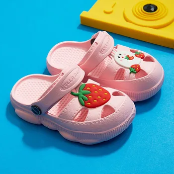 

Children Crocs Cartoon Beach Sandals Girls Children's Slippers Summer Slip Resistant Beach Slipper Boys Slippers Kids Slipper