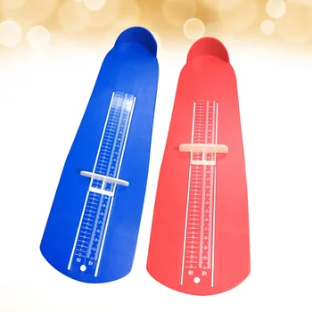 

1 Set 2Pcs Foot Sizer Foot Ruler Feet Measure Device Shoe Sizer Foot Width Length Measuring Device Shoe Size Measure Gauge For A