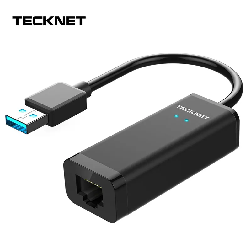 TeckNet USB Ethernet адаптер USB 3,0 сетевая карта для RJ45 Lan для Windows 10 Xiaomi Mi коробка 3 kingd коммутатор Ethernet USB