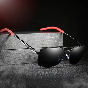 

2020 Men's Polarized Sunglasses Colorful Film Lens Fishing Driving Glasses For Men With UV400 Aluminum Magnesium Legs