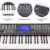 88Keys Цифровая Электроника Фортепианная Клавиатура Midi Usb Bluetooth Функция Синтезатор Профессиональный Музыкальный Инструмент Для Совершеннолетия