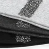 Geebro Women Soft Rhinestones Ribbon Cotton Casual Beanies Hats Solid Color Baggy Slouch Hats and Cap Lady Birthdays Gifts 4