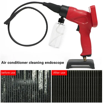 

Auto MechanicsTester Tools Engine Analyzer Visible Car A/C Aircon Cleaning Gun Borescope with 4.3 inch Detachable Display