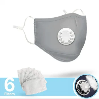 

Anti PM2.5 Breathing Mask Reuseable Anti Dust Mask Washable Anti-Fog Mask Activated Carbon Filter Respirator Mouth-Muffle Mask