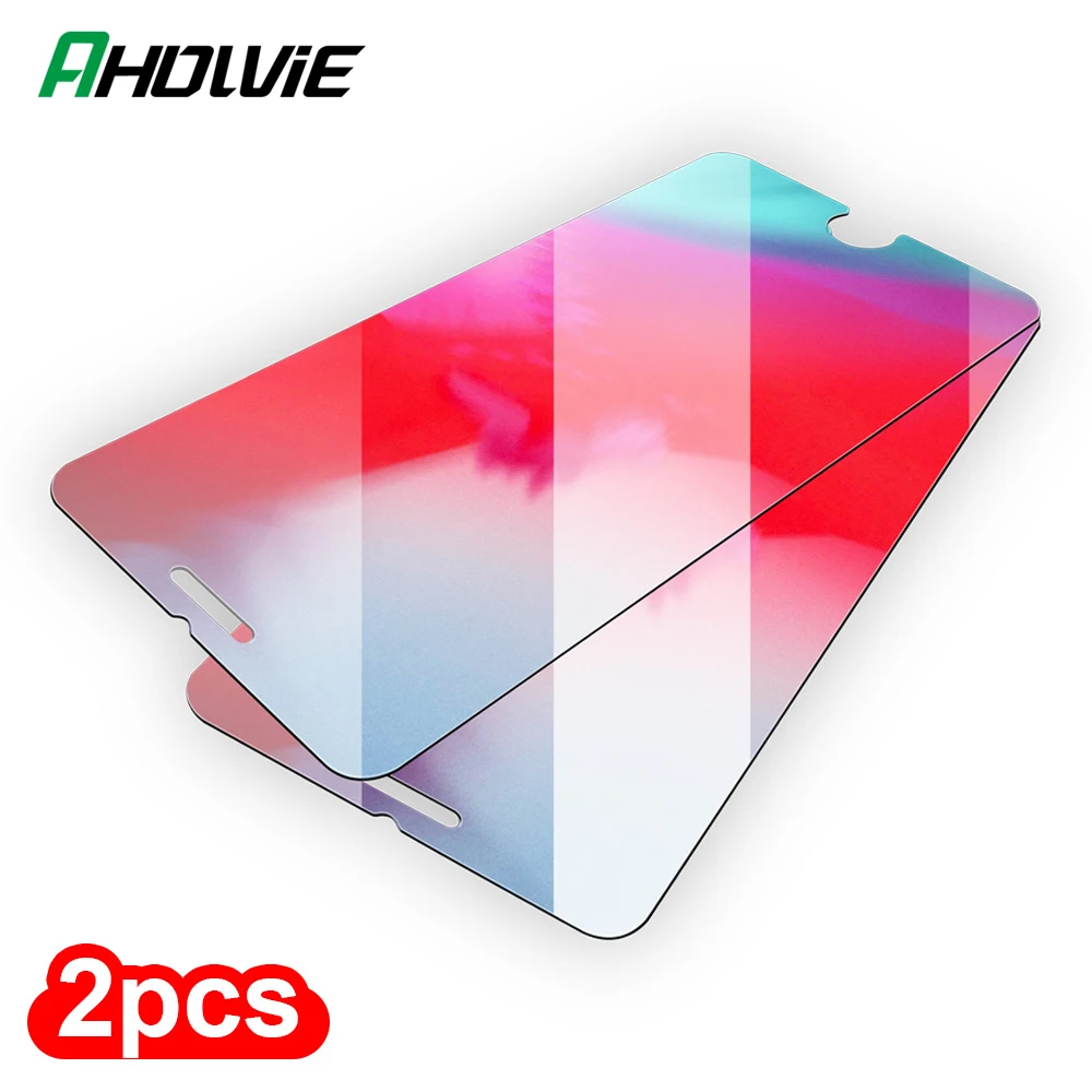 2PCS For iPhone 8 7 6S Plus 6 5 5S SE 5C 11 Pro XR X XS Max Tempered Glass Screen Protector Film verre tremp Protection | Мобильные