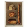 Vintage Bread Food Poster Kitchen Bakery Grocer Baked Bread Loaves Illustration Wall Art French Antique Canvas Print Picture ► Photo 2/6