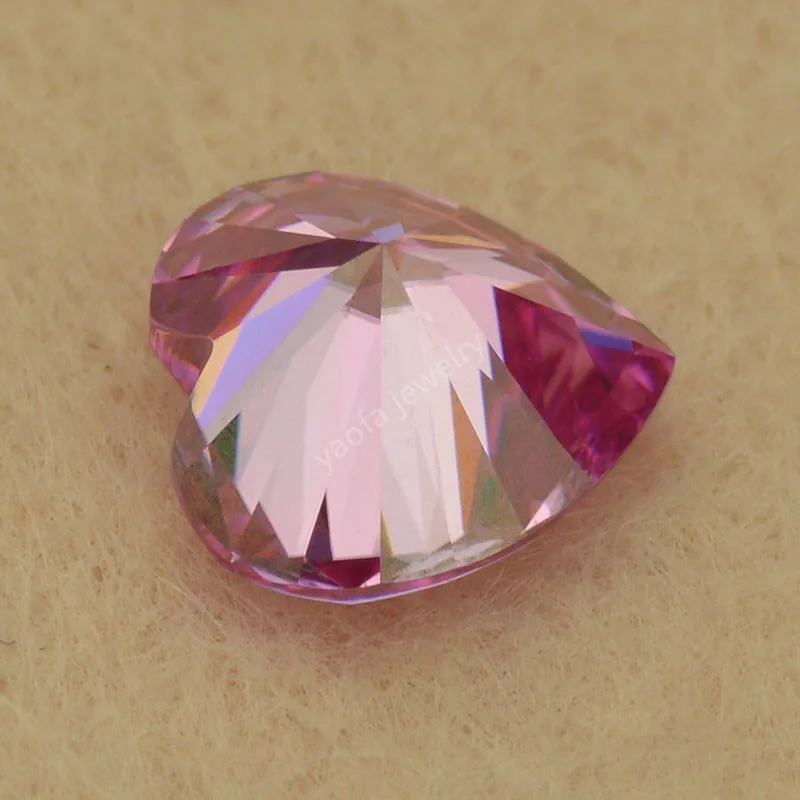 Amethyst 8.5x8.5mm Hexagon Cut Loose Stones Cubic Zirconia Gemstones 