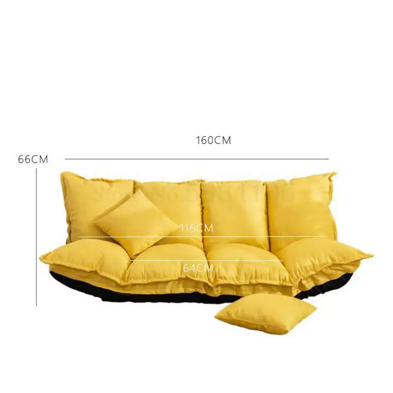 Us 145 2 28 Off Lazy Couch Single Double Tatami Bedroom Small Apartment Folding Sofa Bed Net Red Cute Small Sofa On Aliexpress