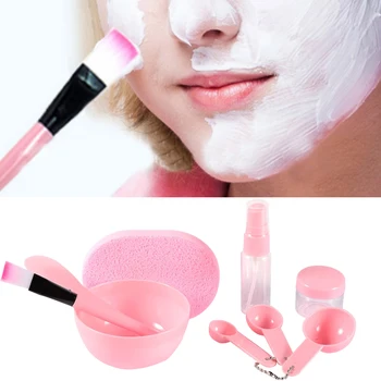 

9pcs Face Mask Mixing Tools Lady Girls Face Care Tools Home DIY Facial Mask Making Tools Mask Mixing Bowl set DIY Face Mask Tool