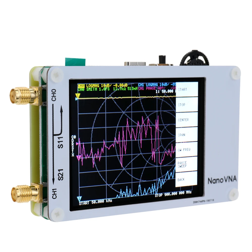 

Portable Handheld Vector Network Analyzer Digital Display Touching Screen Shortwave Antenna Analyzer Standing Wave