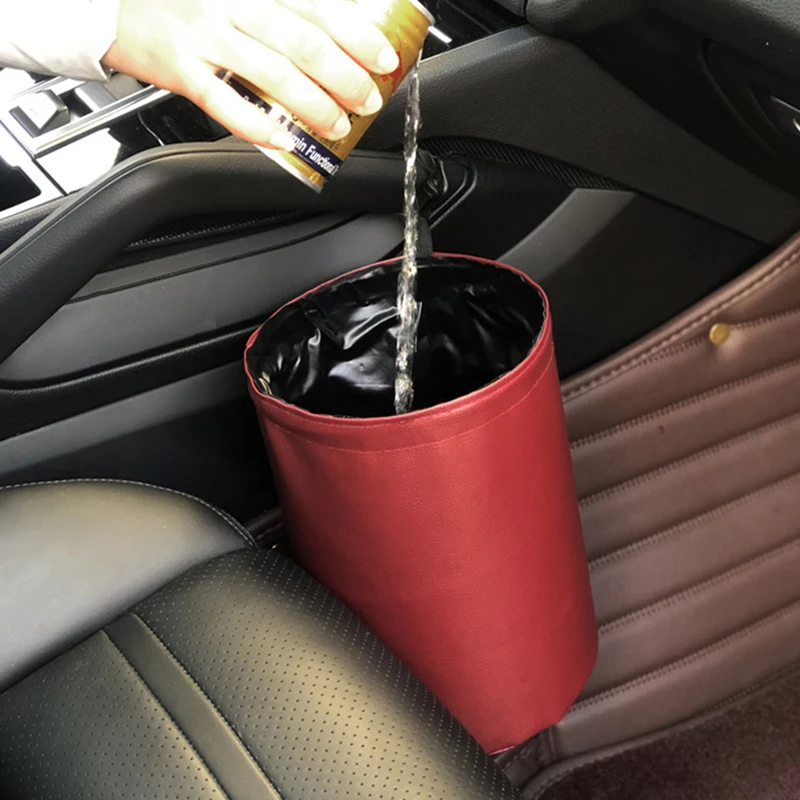 Новый кожаный мусорный ящик автомобильные принадлежности многофункциональный