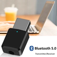 USB Bluetooth 5,0 беспроводной передатчик адаптер 2 в 1 адаптер EDR 3,5 мм AUX ключ для автомобиля AudioTV PC наушники домашние стерео