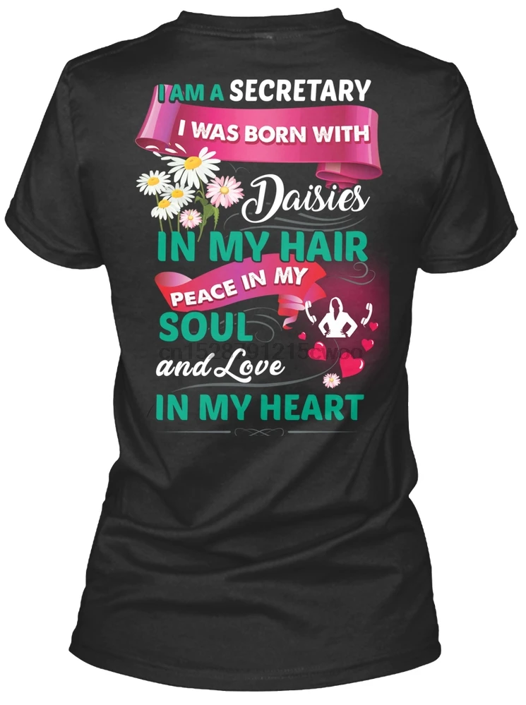 Мужская футболка Awesome Secretary Shirt (2) женская | одежда