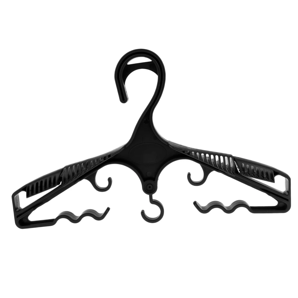 Scuba Diving Deluxe BCD Wetsuit Drysuit Multi Purpose Clothing Hanger Black Swimming