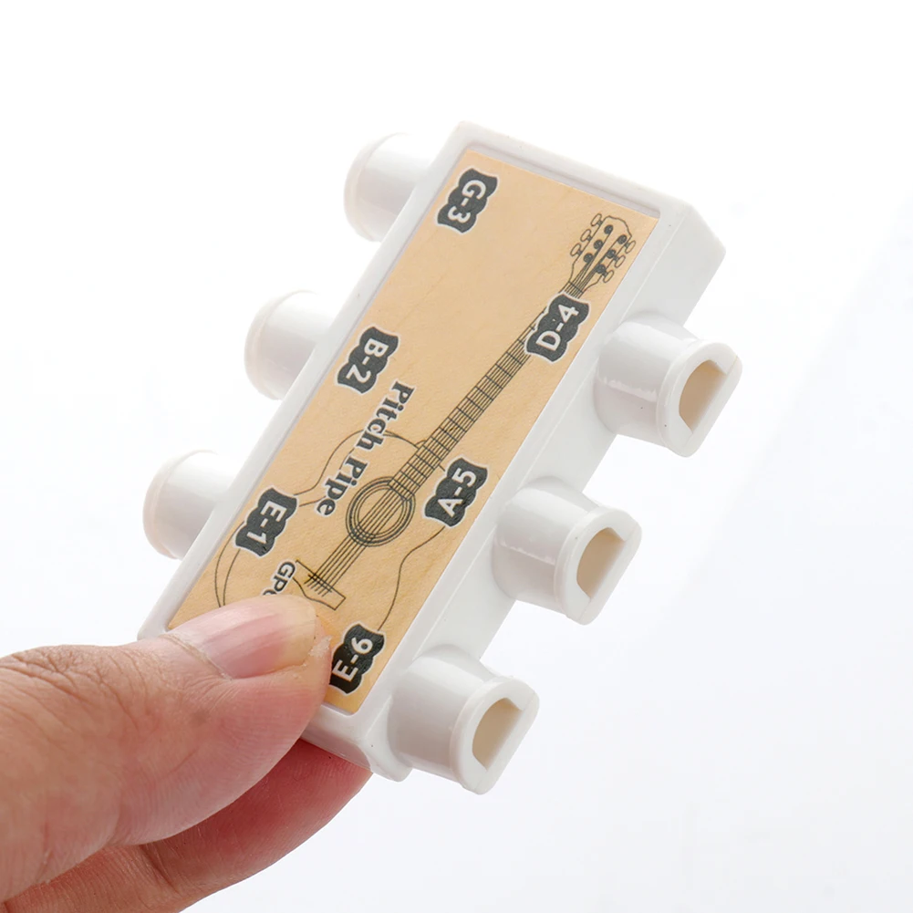 Pitch Pipe Acoustic Guitar Pitch Pipe Tuner Note Selector E-A-D-G-B-E With Case Guitar Accessories Dropshipping