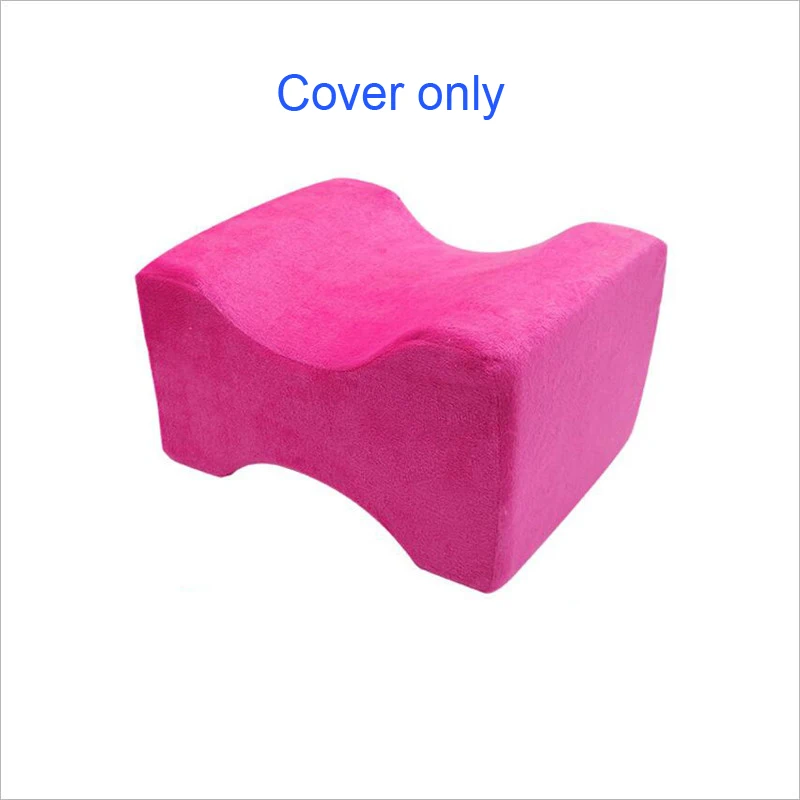 Медленный отскок Memory foam наколенник для ног наволочка для сна с боковой клипсой для ног наволочка для ног Подушка для ног поддерживающая наволочка только - Цвет: g cover