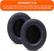 Oreillettes Beats améliorées-Compatible avec Studio filaire B0500/sans fil B0501/Studio 2 et Studio 3 sur les écouteurs d'oreille seulement