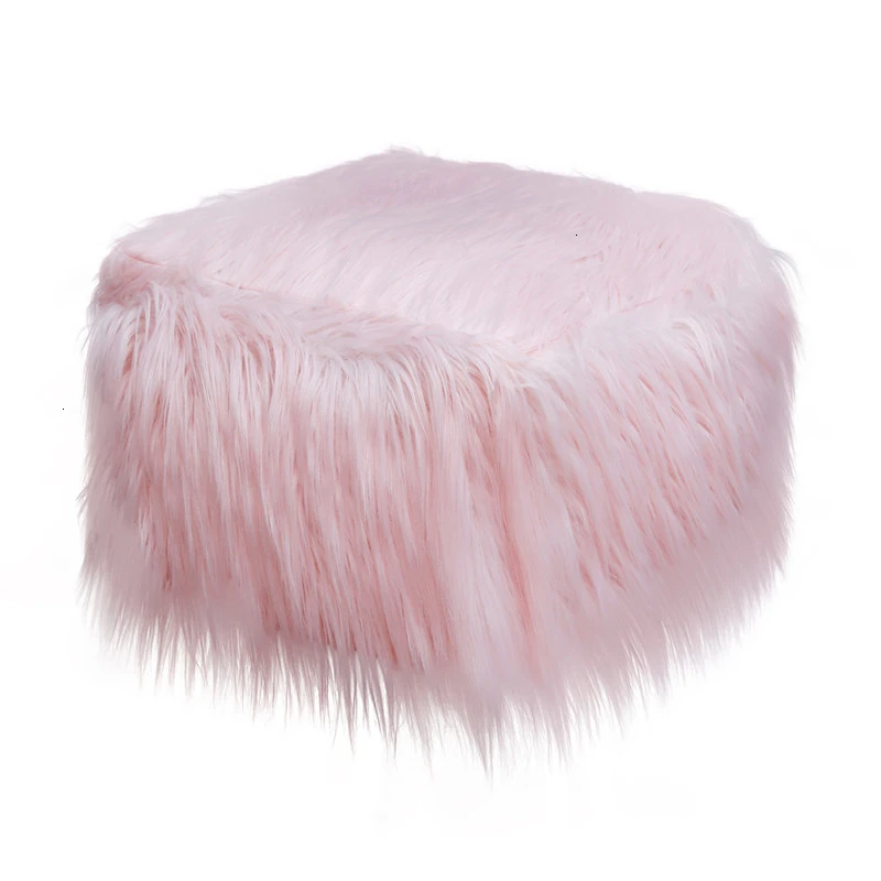 Длинный плюшевый чехол, мягкая подушка для ног, ПВХ, надувная подушка для ног, подушка для путешествий, офиса, дома, для ног, расслабляющий стул - Цвет: 1 pink