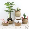 LuanQI Seagrass Storage Basket Wicker Work Rattan Basket Hanging Planting Flower Pot Laundry Cesta Mimbre Home Garden Decoration ► Photo 3/6