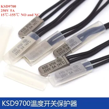

2PCS KSD9700 250V 5A Thermal Switch 40C 50C 80C 60C 100C NO NC Normally Open Closed Thermostat Sensor Temperature Control Switch