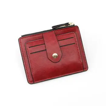 

Fashion Vintage Pu Leather Wallet Card Holder Men Women Money Slim Hasp Small Clutch Bag Bags E5W3