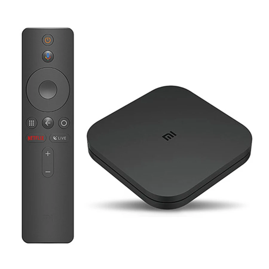 Приставка ТВ Xiaomi Mi Box S фирменный цифровой медиаплеер Ultra HD 4K HDR Android 8.1 2G/8G Wi Fi Google