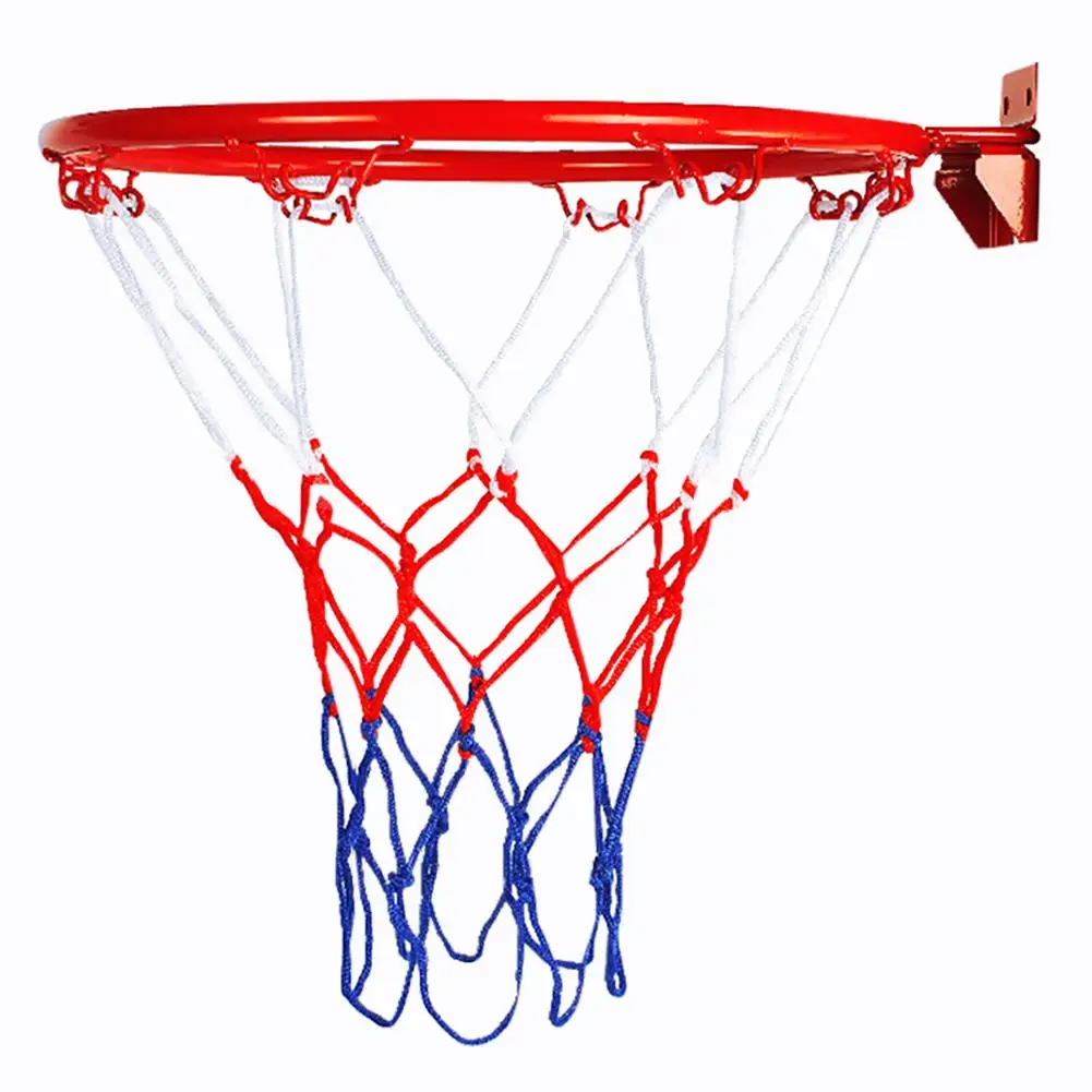 32cm wall mounted indoor and outdoor basketball rings and metal mesh with goal 