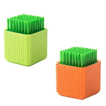 

Laundry Brush Scrub Multi-Use Household Cloth Washing Brush Dual-Use Scrubbing Brush for Clothes Underwear Shoes, Plastic Soft C