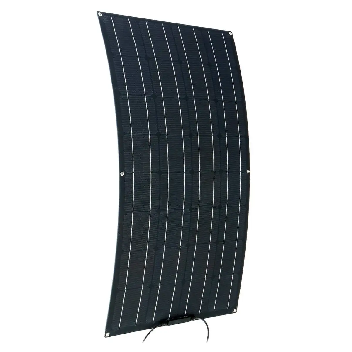 70/100/120/150W ЭТФЭ Панели солнечные MC4 полу-гибкая панель солнечной батареи из монокристаллического кремния солнечных батарей модуль с 10/20/30A контроллер заряда