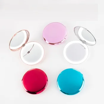 

Portable LED Makeup Mirror with 2x Magnifying Glass Function Gift Mirror Make Up Mirror vanity mirror