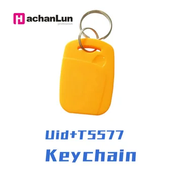 

20/ 50pcs UID + 5577 RFID Dual Chip Smart NFC IC + ID Composite Keychain 125KHZ EM4305 13.56MHZ Repeatable Erasable Access Card