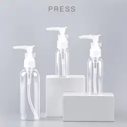 Контейнер для жидкости для макияжа, дорожный набор косметических бутылочек, прозрачный косметический инструмент для заправки шампуня