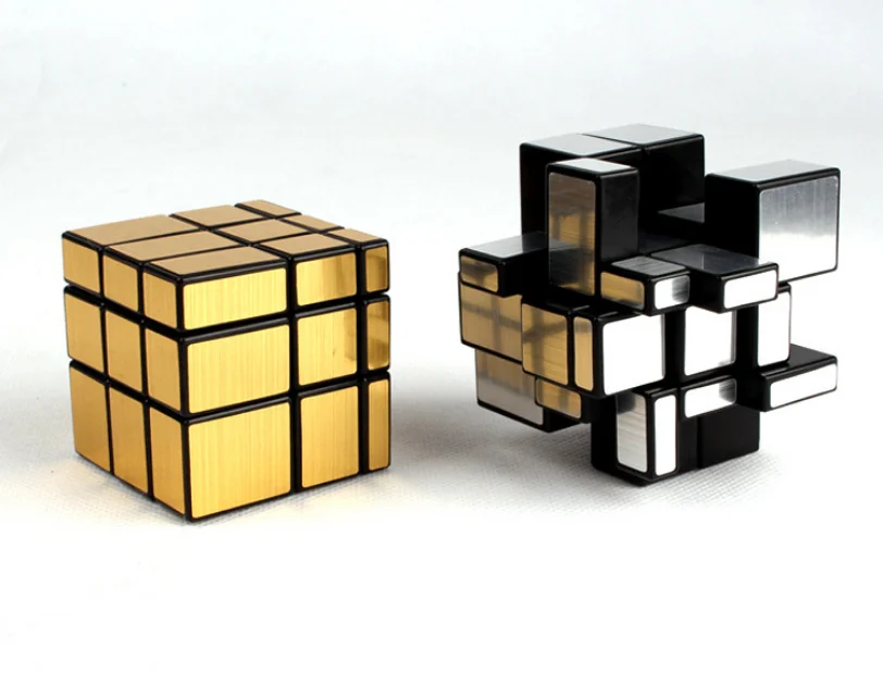 Зеркальный черный с золотым кубиком для рисования, гладкий, обучающий, Игрушки для раннего обучения, специальный куб