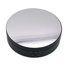 

clown 3 Speeds Electric Rotating Display Stand Mirror Turntable Jewelry Holder Battery/USB Power
