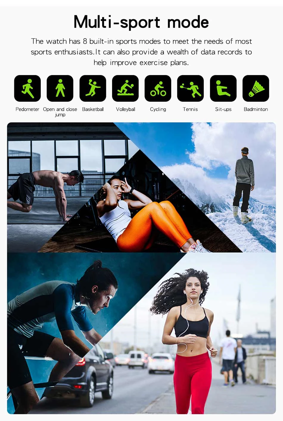 2022 New Men Smart Watch Women 1.69" Full Touch Bluetooth Call Fitness Tracker Heart Rate Monitor Blood Pressure Smart Bracelet