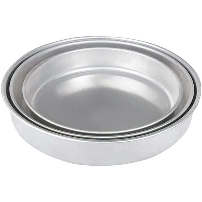 Round Pizza Plate Pan Deep Dish Aluminum Non-Stick Mold Baking Tool Mould Pattern 3PCS | Дом и сад