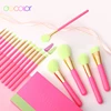 Docolor 18pcs Neon Pink Makeup Brush Set Powder Foundation Eye Shadow Blush Blending Beauty Synthetic Hair Make Up Brush 5