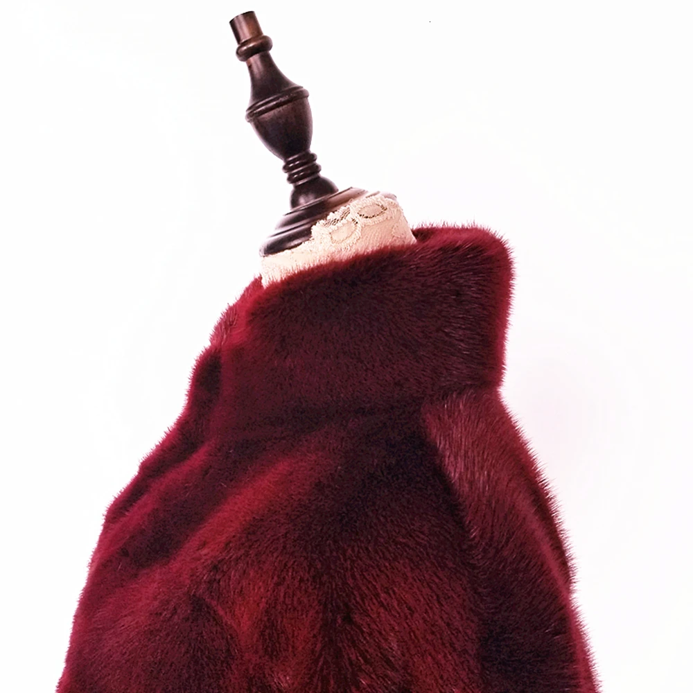 TOPFUR модное пальто винно-красного цвета женская короткая куртка пальто из натурального меха с меховым воротником натуральный мех норки полный рукав с мехом лисы